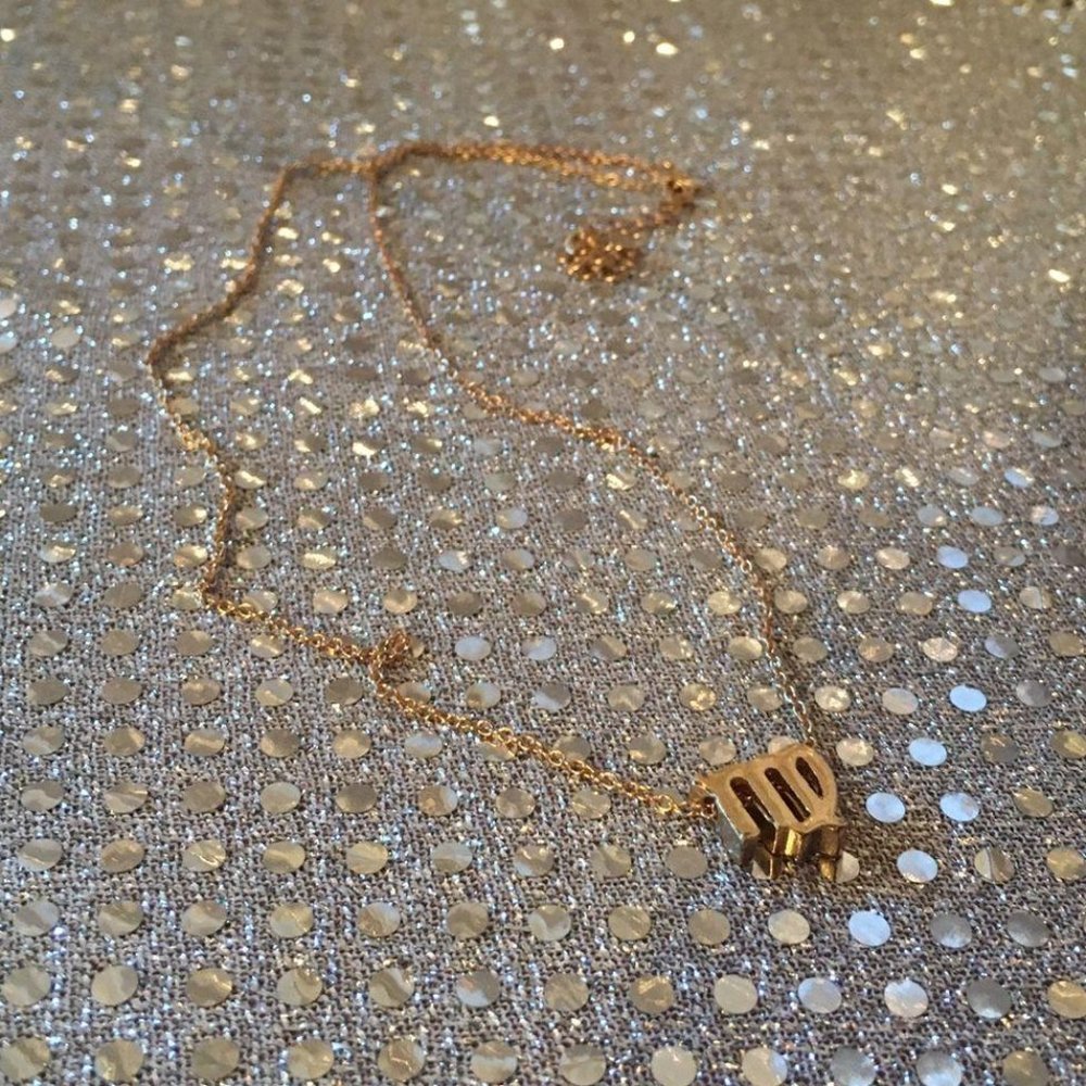 Gold Virgo Necklace